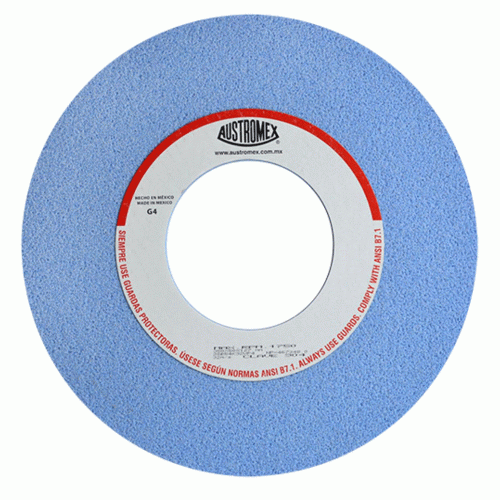 AUSTROMEX - 904 - Rueda azul vitrificada para rectificado de acero 14" 