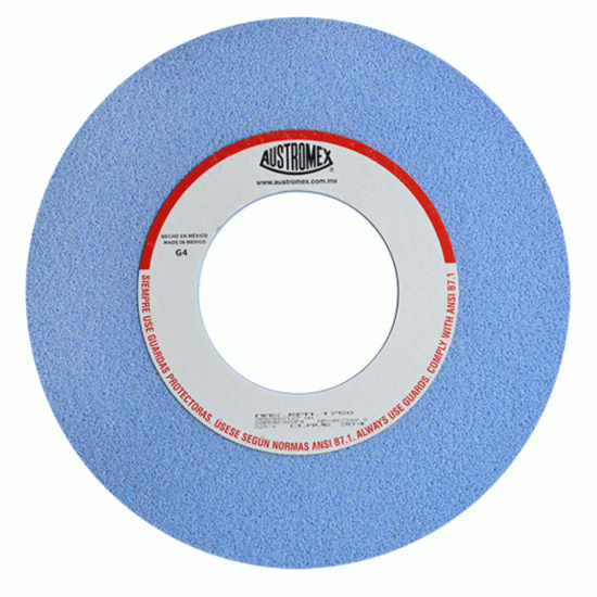 AUSTROMEX - 904 - Rueda azul vitrificada para rectificado de acero 14" 
