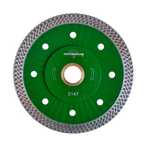 Disco Turbo de diamante con cuerpo ondulado y perforado de 115 x 1.3 mm AUSTROMEX 2147