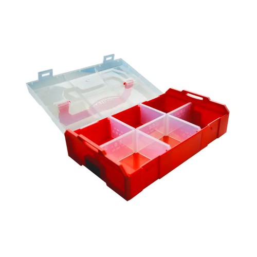Caja de plástico para guardar diversos y pequeños artículos de 260 x 155 x 55 mm (10" x 6" x 2"), AUSTROMEX 2945