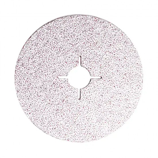 Fibrodisco de óxido de aluminio cerámico, especificación XF733 - Grano 24 de 115 x 22 mm (4-1/2" x 7/8"), AUSTROMEX 43163