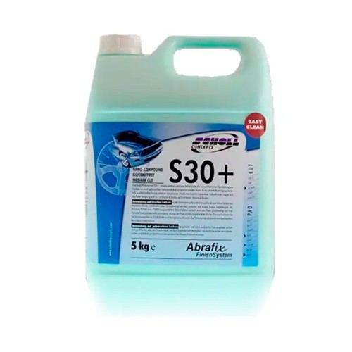 Pulimento S30+ Premium para pulido y limpieza de pintura de 5 kg, AUSTROMEX 43761