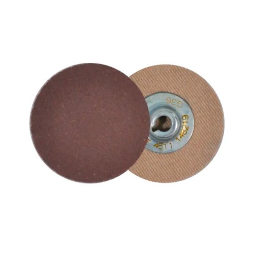 Disco de lija de cambio rápido (SPIN-ON)- 36, grano óxido de aluminio, de 25 mm (1"), AUSTROMEX 4511