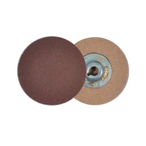 Disco de lija de cambio rápido (SPIN-ON)- 60, grano óxido de aluminio, de 25 mm (1"), AUSTROMEX 4512