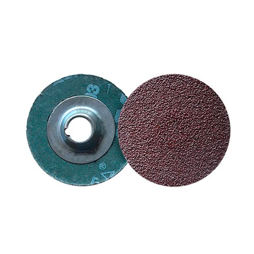 Disco de lija de cambio rápido (SPIN-ON) 50, grano óxido de aluminio, de 25 mm (1"), AUSTROMEX 4592