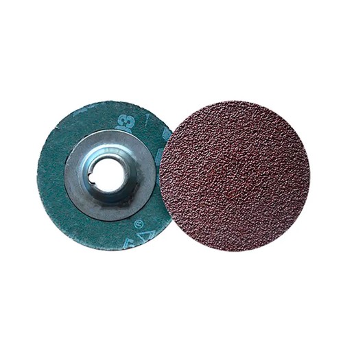 Disco de lija de cambio rápido (SPIN-ON) 80, grano óxido de aluminio, de 25 mm (1"), AUSTROMEX 4593