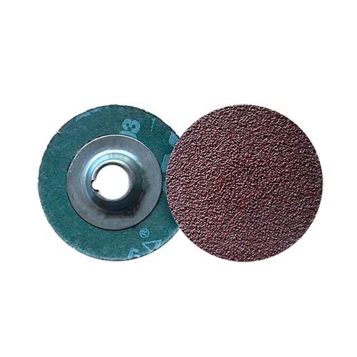 Disco de lija de cambio rápido (SPIN-ON) 24, grano óxido de aluminio, de 38 mm (1-1/2"), AUSTROMEX 4595