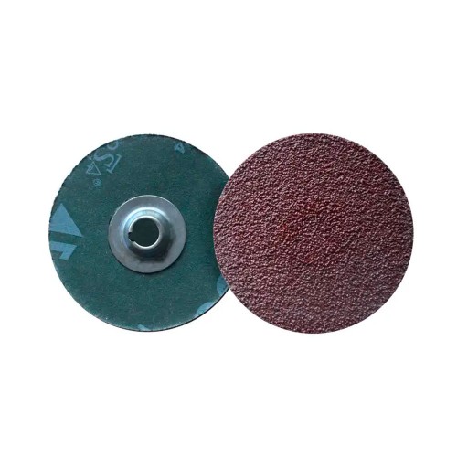 Disco de lija de cambio rápido (SPIN-ON) 80, grano óxido de aluminio, de 76 mm (3"), AUSTROMEX 4608