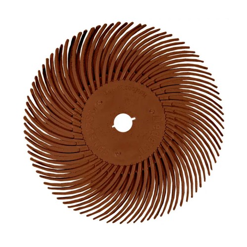 Disco radial termoplástico de 100 x 9.5 mm de óxido de aluminio, grano 36 (4" x 3/8"), AUSTROMEX 4879