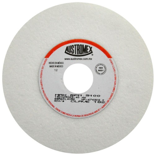 AUSTROMEX - 182 - Rueda blanca vitrificada para esmerilado