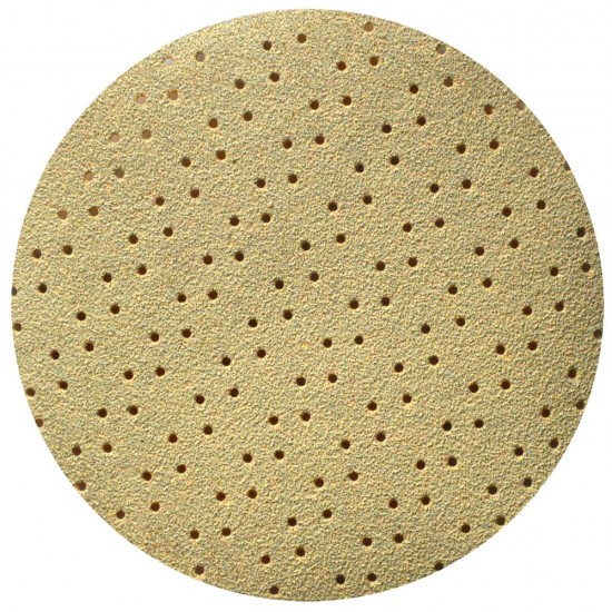 Disco de lija autoadherible multiperforado de , grano 120 de 127 mm (5"), AUSTROMEX 2062