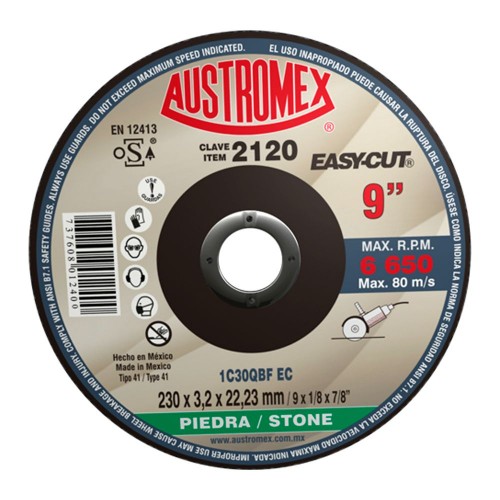 AUSTROMEX - 2120 - Disco de corte p/piedra  2120