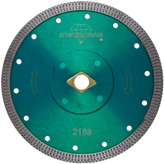 Disco de diamante de 180 x 1.6 x 22.2 mm para cortes horizontales y verticales de granito AUSTROMEX 2188