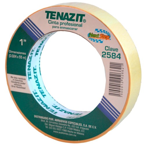 AUSTROMEX - 2584 - Masking tape amarillo 24 mm de espesor