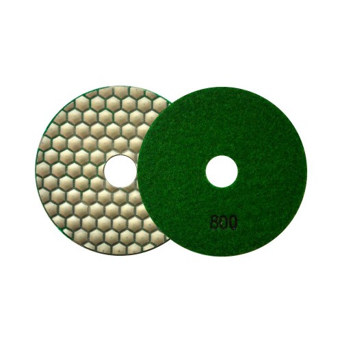 Pad de diamante de 100 mm para pulido de superficies curvas de granito, mármol y terrazo (4"), AUSTROMEX 2674