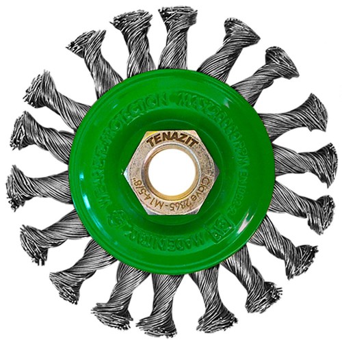 Cepillo circular trenzado de 100 x 0.50 x MR mm AUSTROMEX 2865