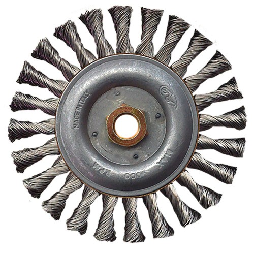 Cepillo circular trenzado de 150 x 0.50 x 15.9-11 mm AUSTROMEX 2866