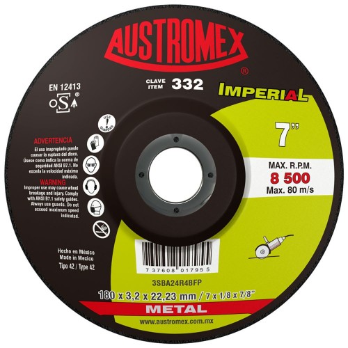 AUSTROMEX - 332 - Disco corte metal  332