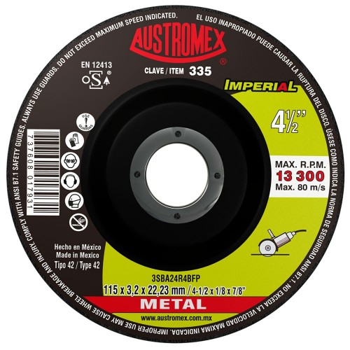 AUSTROMEX - 335 - Disco corte metal  335