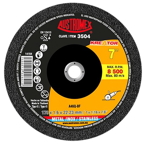 AUSTROMEX - 3504 - Disco corte 2 en 1  3504