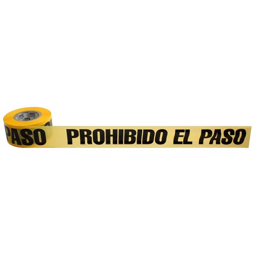 Cinta Amarilla"Prohibido Paso" 3"X305Mts, Dogotuls JY3027