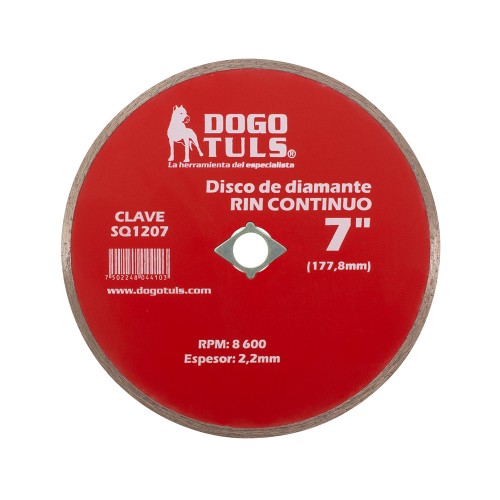 Disco De Diamante Rin Continuo 7", Dogotuls SQ1207