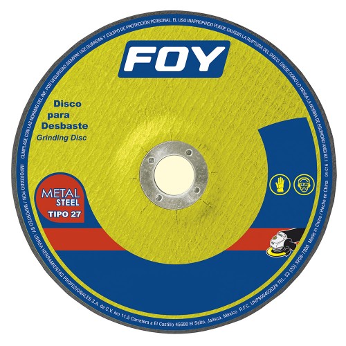 Foy - 143525 - Disco t/27 metal 7"x3mm