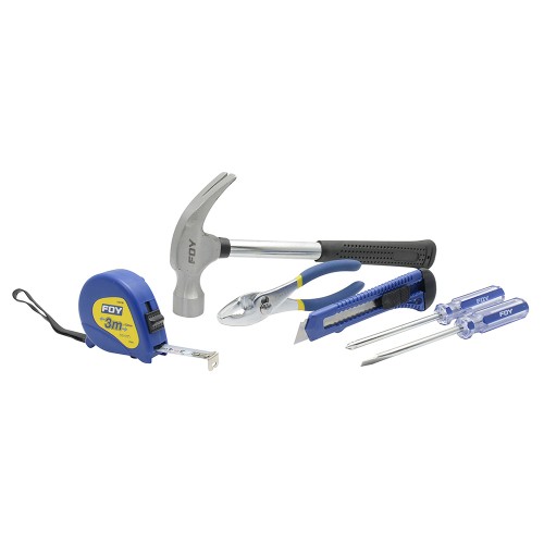 Foy - 144043 - Juego de herramientas hogar 6 piezas