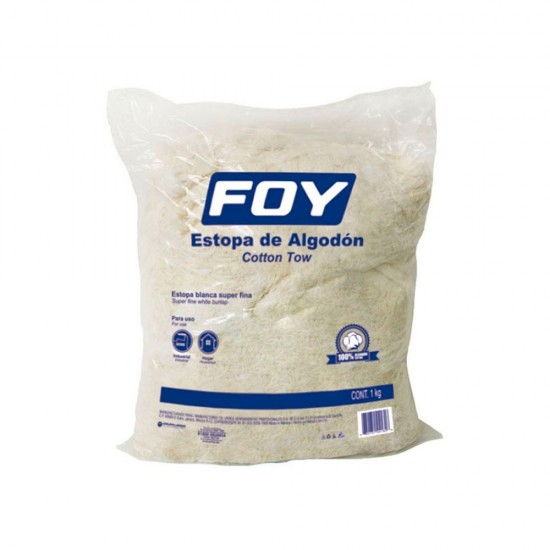 Estopa de algodón 1 kg Foy 144182