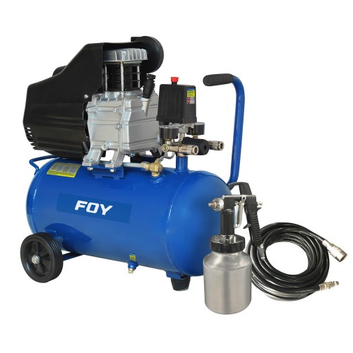 Foy - COMP325K - Kit compresor de aire electrico lubricado 25lts 1.5hp 127v