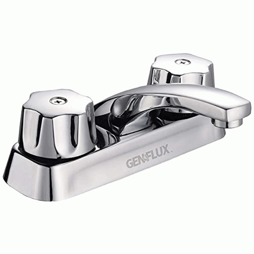 Gen Flux - MZLA110MECB - Mezcladora para lavabo 4" metalico
