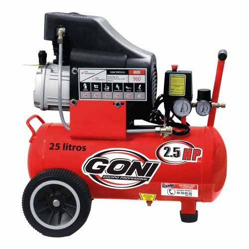 Goni - 960 - Compresor de 2.5hp c/ tanque 25 lt