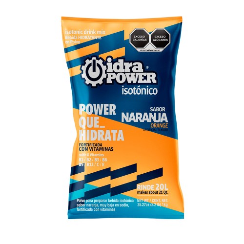 Idrapower Naranja, 1Kg (20 litros rendimiento) 75328