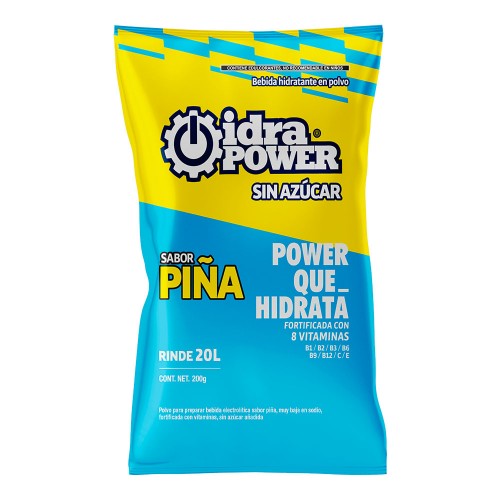 Idrapower sin azúcar Piña, 200g (20 litro rendimiento) 77090