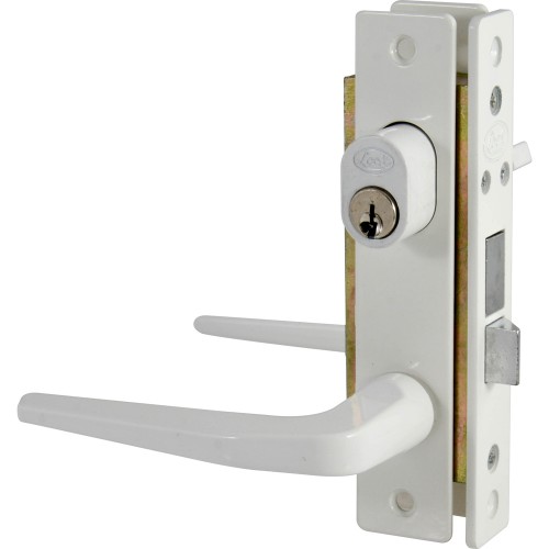 Lock - 16CL - Cerradura para puerta de aluminio blanco