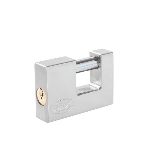 Lock - L22C80ECSB - Candado de acero para cortina llave está