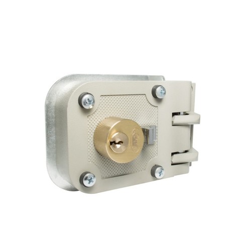 Lock - L530IGS - Cerradura de sobreponer para puerta corrediza cilindro doble izquierda