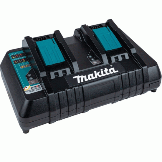 Makita - 630A64-2 - Cargador dual 18v y 12v 