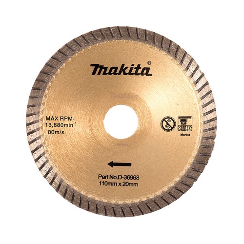 Makita - D-36968 - Disco de diamante turbo 4-3/8"
