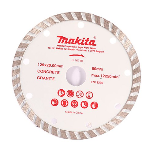Makita - B-16748 - Disco de diamante turbo 5" para  granito