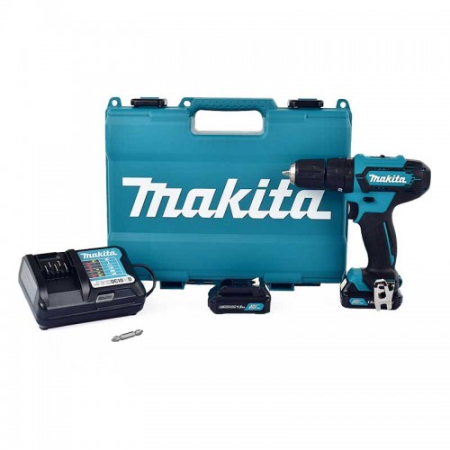 Makita - HP333DWYE - Kit taladro atornillador 3/8" 12v