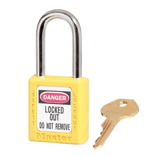Master Lock - 410YLW - Candado de seguridad para bloqueos amarillo zenex 410ylw