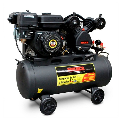 Mikels - CG-5.5HP - Compresor d/aire 5.5hp motor a gasolina, 60 litros
