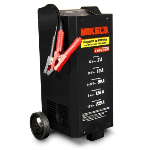 Mikels - CBAP-225 - Cargador de baterias con arrancador, probador y amperimetro 2/10/50/125/225amp