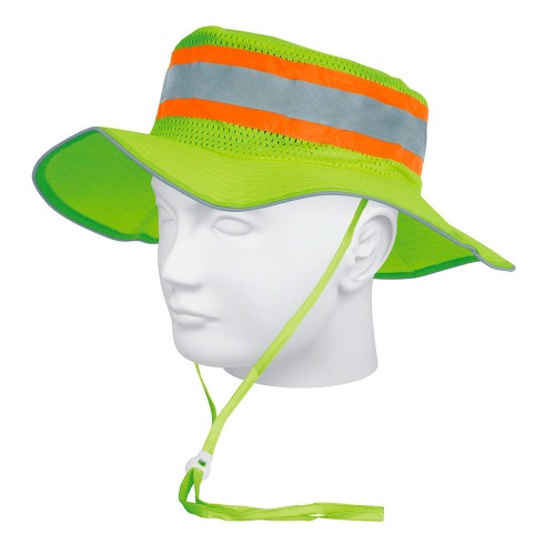 Sombrero verde alta visibilidad con reflejante, Truper 14010