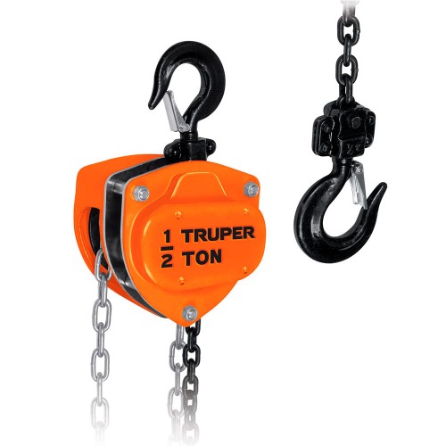 Polipasto de cadena de 1/2 ton, Truper 16823