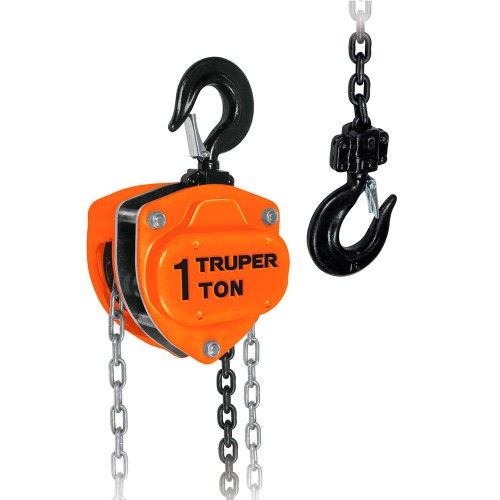 Polipasto de cadena de 1 ton, Truper 16824