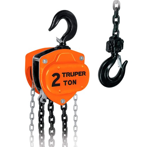 Polipasto de cadena de 2 ton, Truper 16826