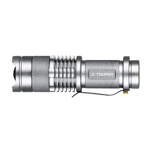 Linterna de aluminio 1 LED de 40 lm con 1 pila AA, Truper 17256