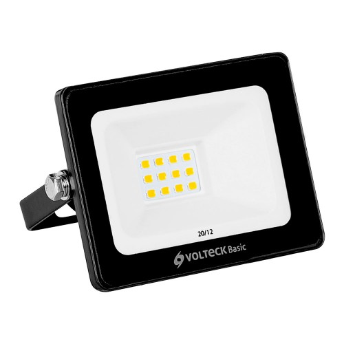 Reflector ultra delgado LED 10 W luz de día, Volteck Basic 22040
